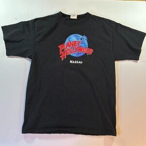 Vintage 90s Planet Hollywood Tee - Vintage Planet Hollywood Nassau T Shirt